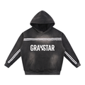 Sun Fade Contrast Tape Fleece Hoodie