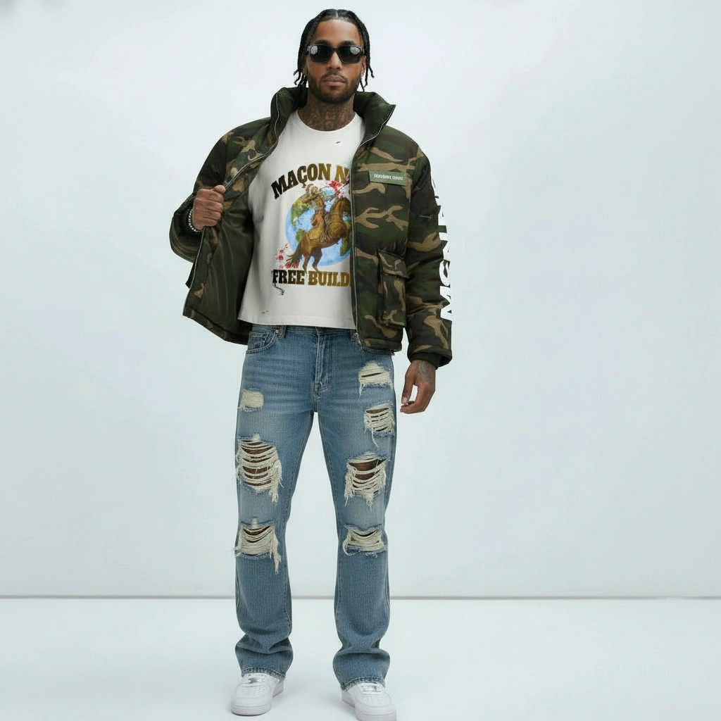 Builder Militia Cropped Camo